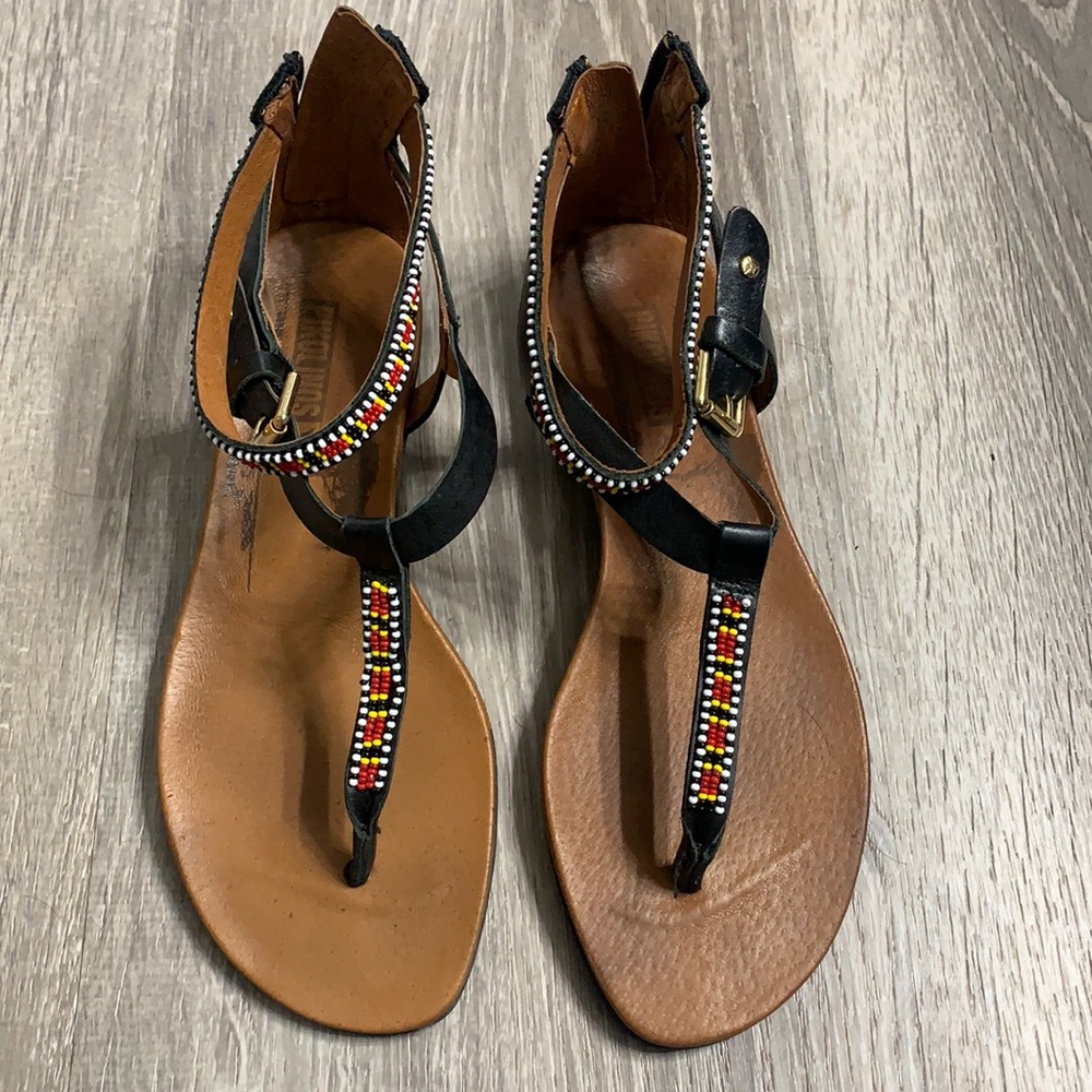 Pikolinos Beaded T-strap Sandal